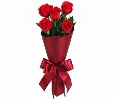 Букет 5 Красных роз Эдлесс Лав в Торопце