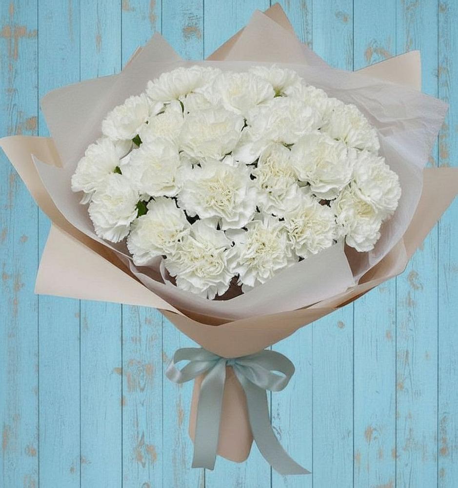 Букет цветов из: Гвоздики в Торопце