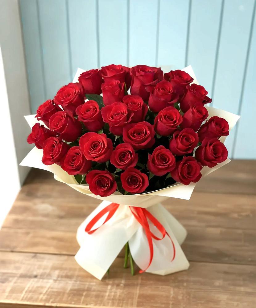 Букет 29 Красных роз в Торопце