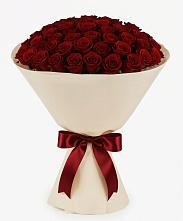Букет 101 Бордовая роза Блэк Бакарра в Торопце