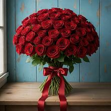 Букет Красные розы Блэк Меджик в Торопце