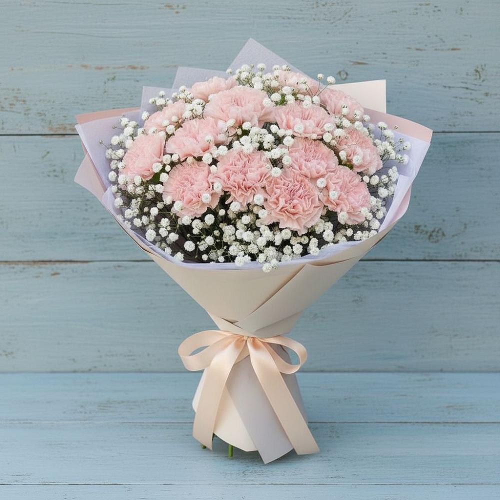 Букет цветов из: Гвоздики в Торопце