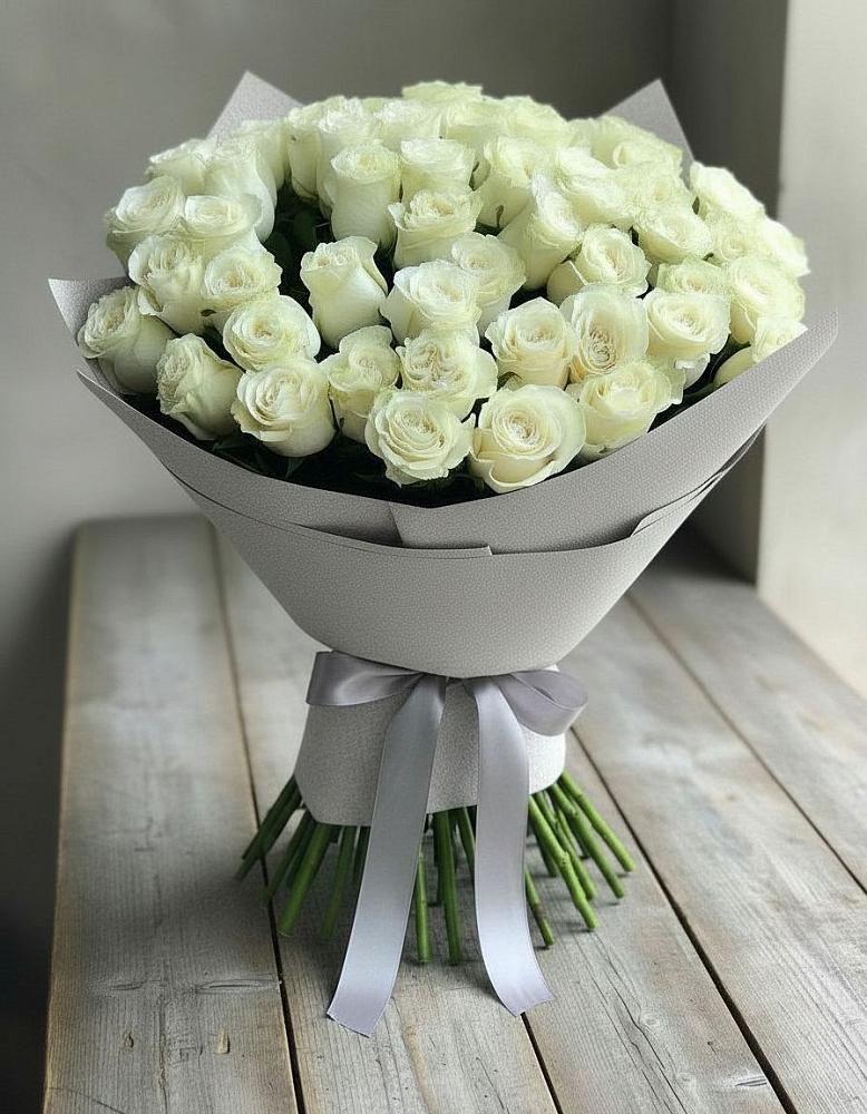 Букет 35 Белых роз в Торопце