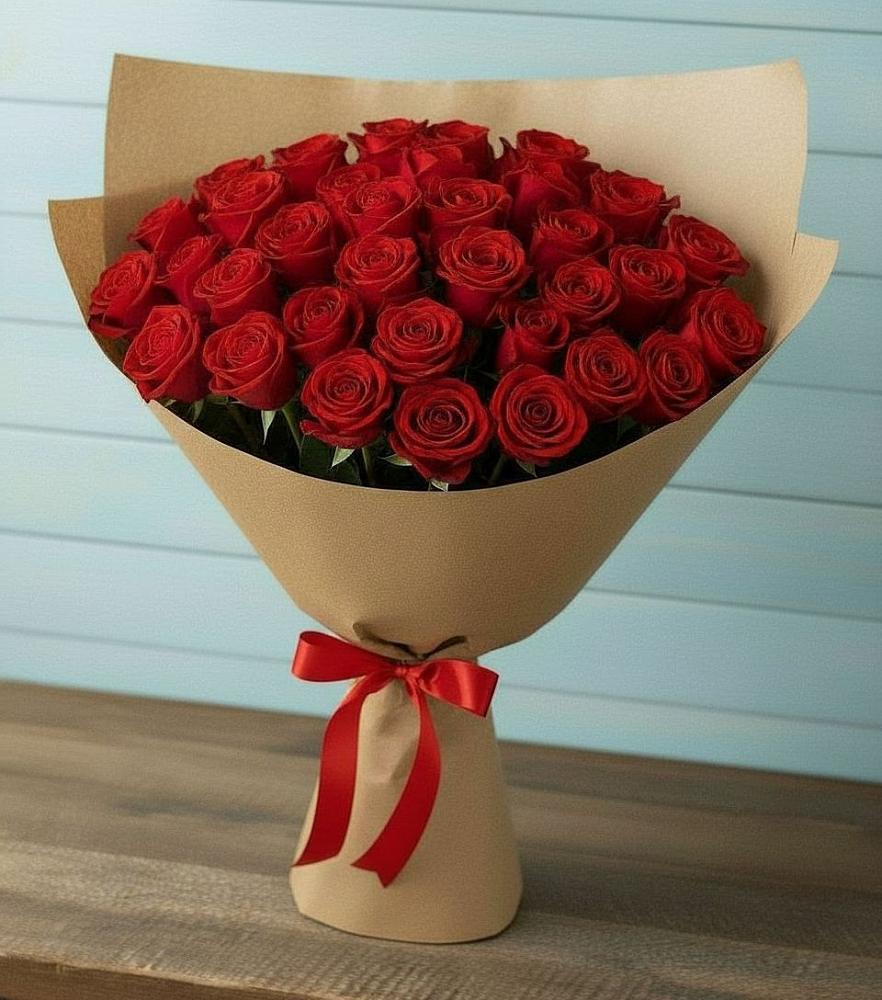 Букет Красные розы Милано в Торопце