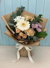 Букет цветов из:  Герберы и Хризантемы в Торопце