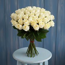 Букет 51 Белая роза Эдлесс Лав #REPLACE_PRED# Торопце
