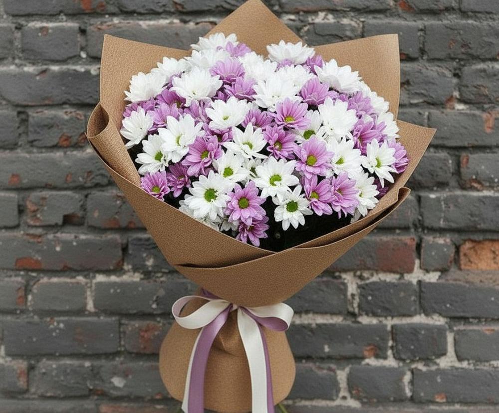 Букет цветов из: Хризантемы в Торопце