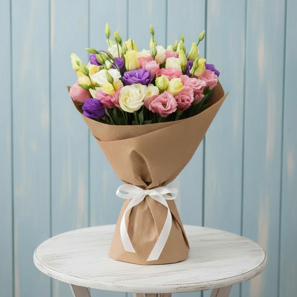 Букет цветов из: Лизиантусы в Торопце