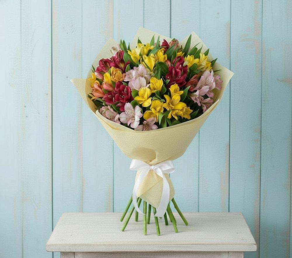 Букет цветов из: Альстромерии в Торопце