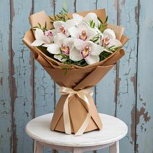 Букет цветов из:  Орхидеи и Розы #REPLACE_PRED# Торопце